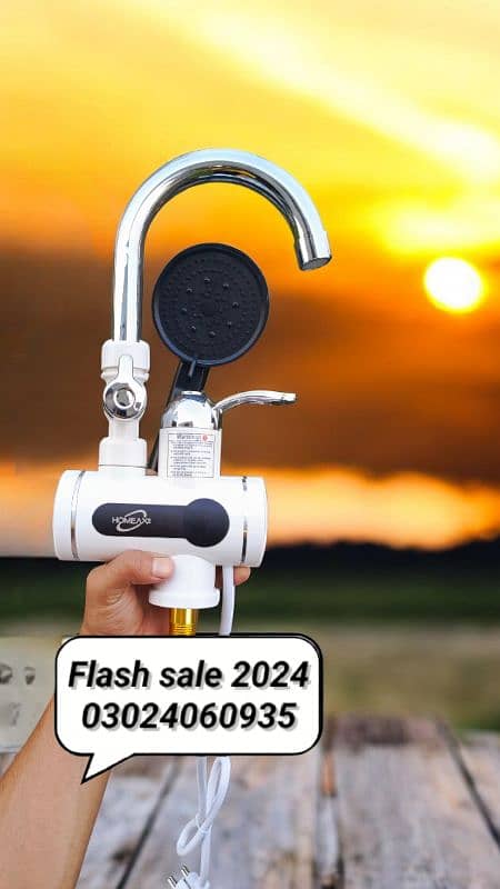 Smart Instant Geyser Electric Tap with Digital Display And Shower Head 5