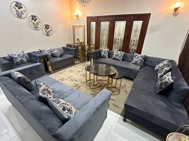 home furniture for sale | sofa set | Double bed | Dining 12