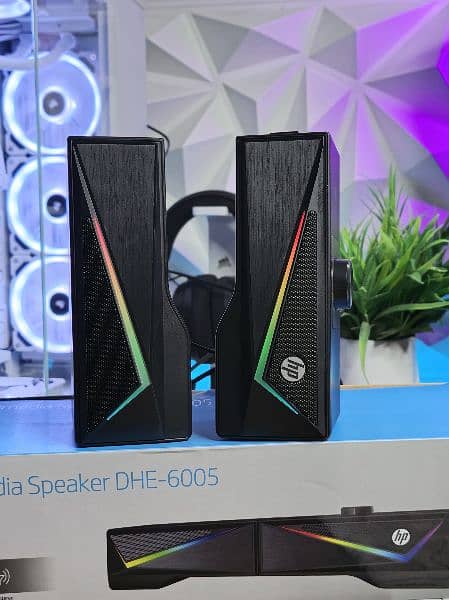 RGB GAMING PC SPEAKERS original HP 0