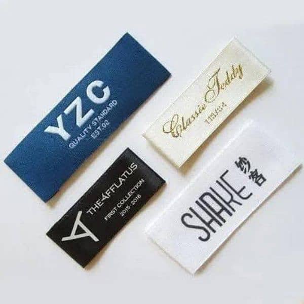 woven fabric Labels custom 3