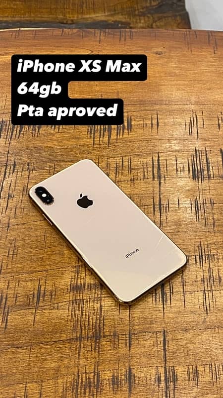 IPhone XS Max 64gb pta aproved 0