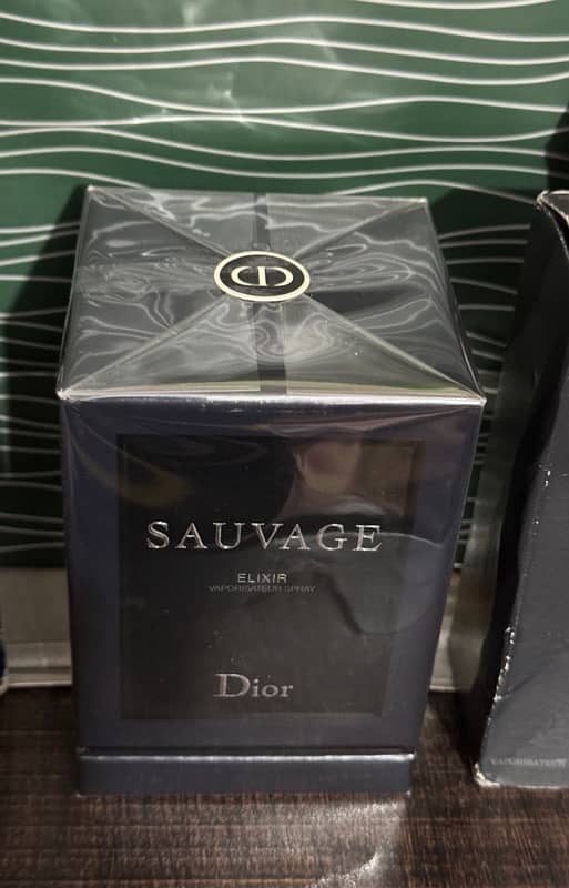 Dior Sauvage Elixir 100ml Brand New and Zara CK Lv Armani versace 0