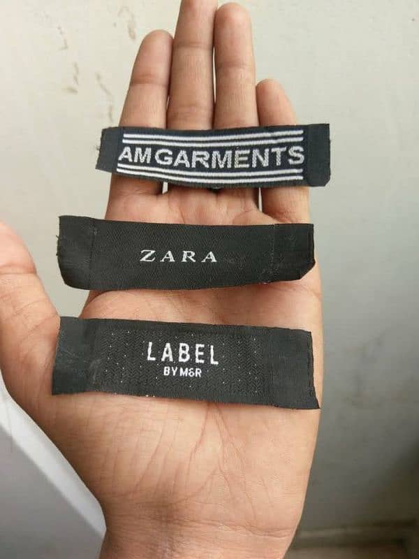 woven fabric Labels custom 3