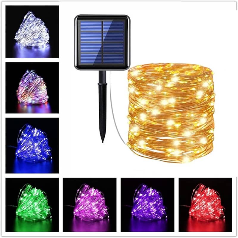 Waterproof Solar String,Crystal Balls,Fairy,Flowers,jellyfish Lights 2