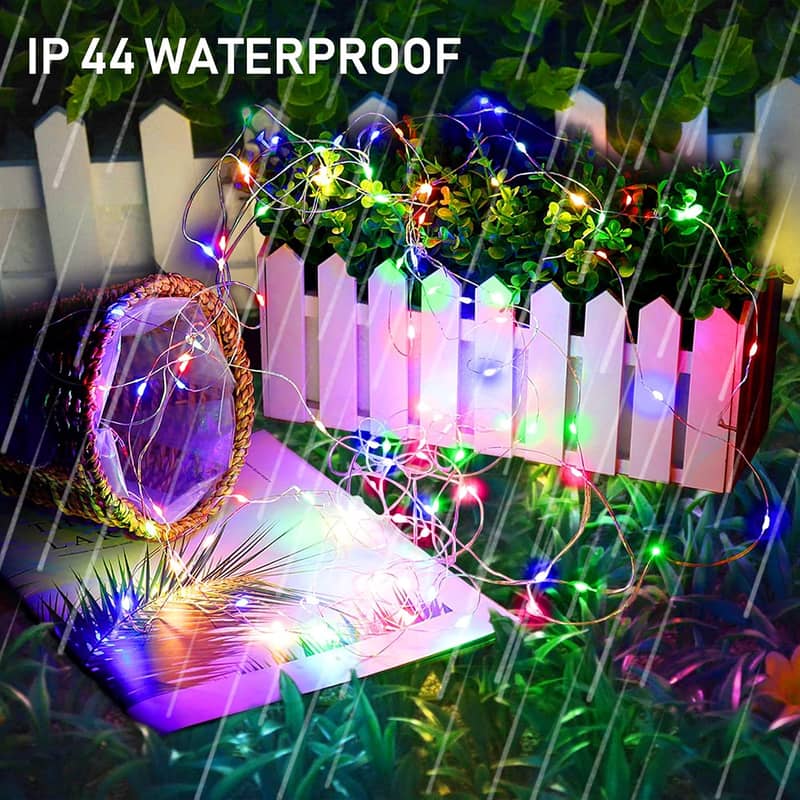 Waterproof Solar String,Crystal Balls,Fairy,Flowers,jellyfish Lights 8