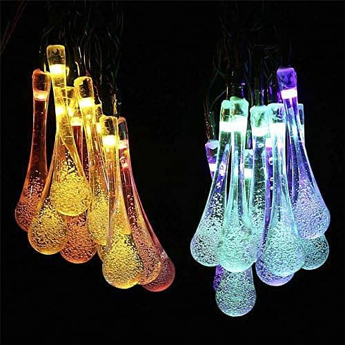 Waterproof Solar String,Crystal Balls,Fairy,Flowers,jellyfish Lights 16