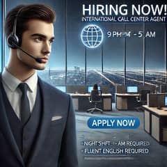 International Call Center Agent (Night Shift - 9 PM to 5 AM)