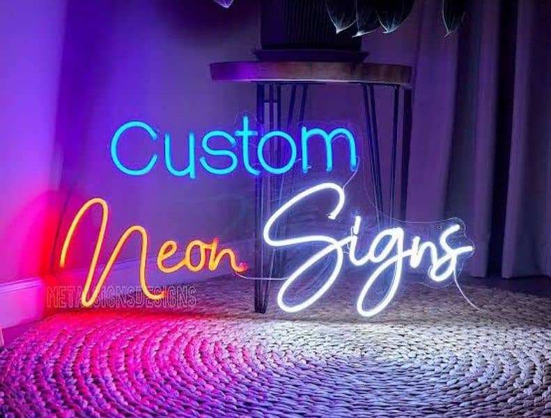 Neon Sign boards • 3D Sign boards • 0