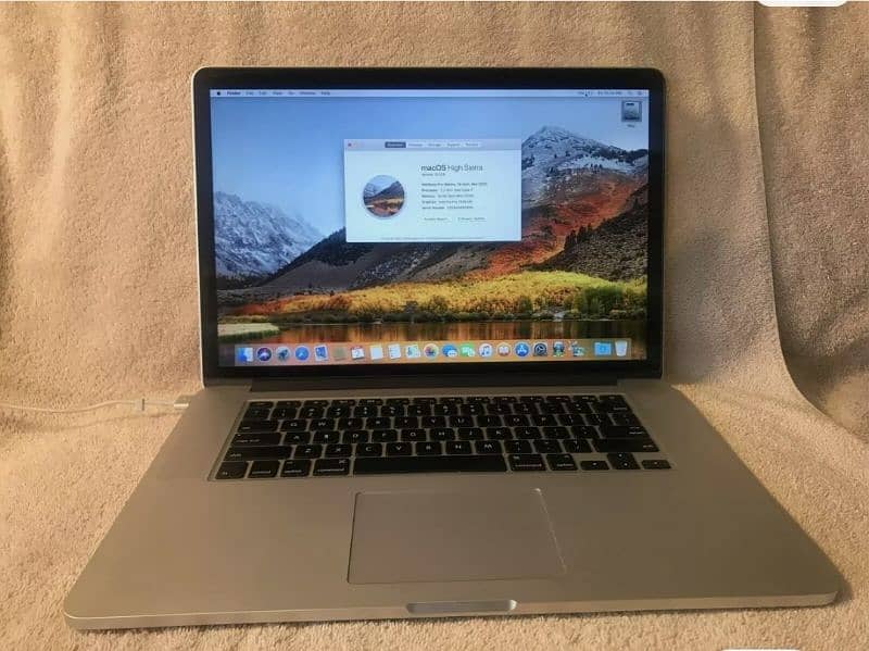 MacBook Pro 15, Core i7, 16 GB Ram,  512 SSD, 2 GB Graphics 0