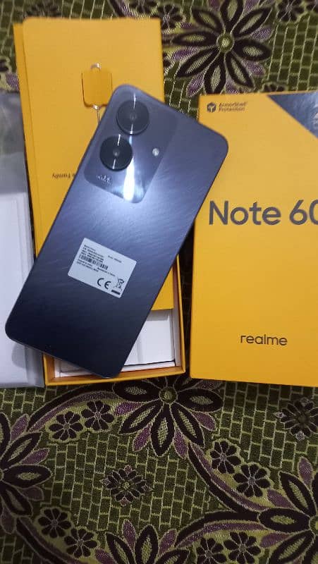 Realme Not 60 Ram 4Gb Rom 128Gb 1 week Use Complit Box Ful warnty 0