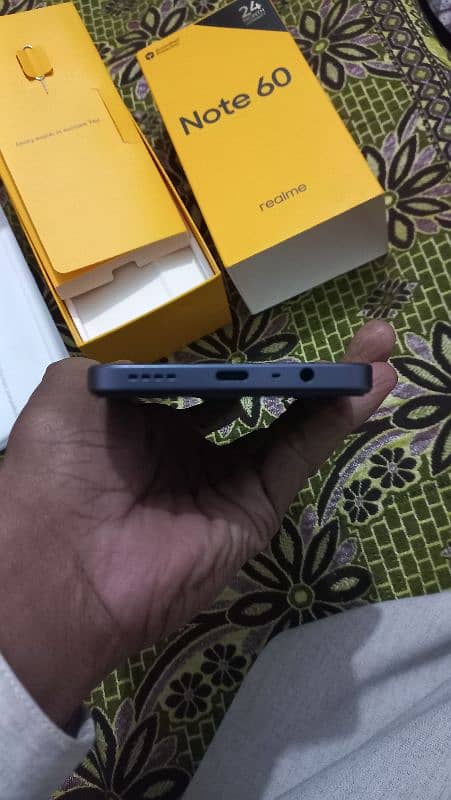 Realme Not 60 Ram 4Gb Rom 128Gb 1 week Use Complit Box Ful warnty 5