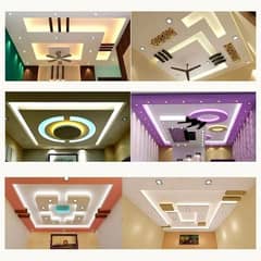 Pvc Ceiling & pop Ceiling & goysm ceiling &tv rack