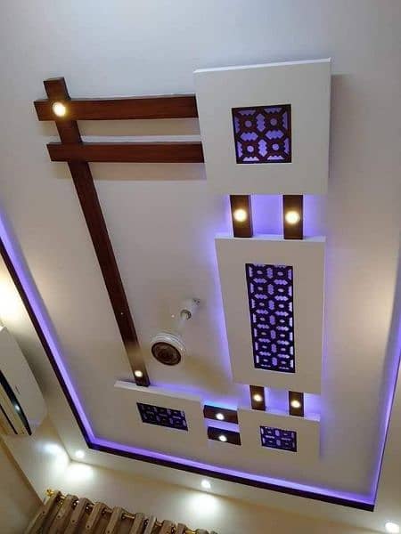 Pvc Ceiling & pop Ceiling & goysm ceiling &tv rack 3