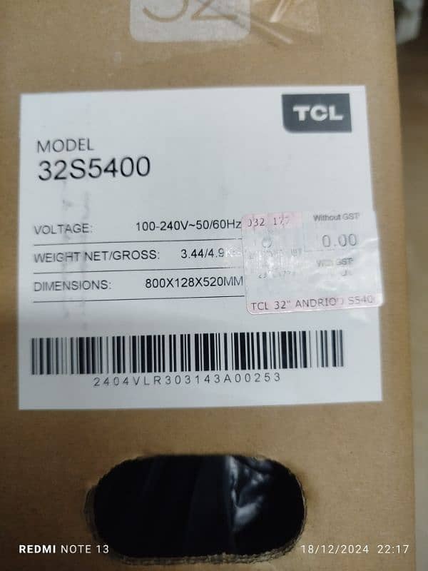 TCL 32S5400 2