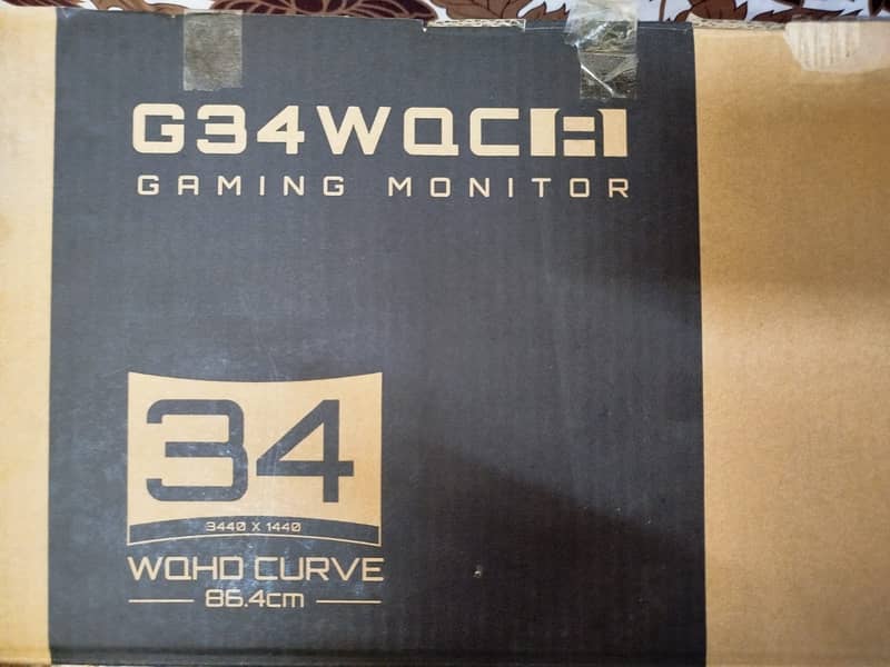 Gigabyte G34WQCA Ultrawide Curved Gaming Monitor 144Hz 3440X1440 NEW** 2