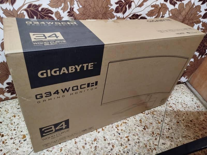 Gigabyte G34WQCA Ultrawide Curved Gaming Monitor 144Hz 3440X1440 NEW** 3