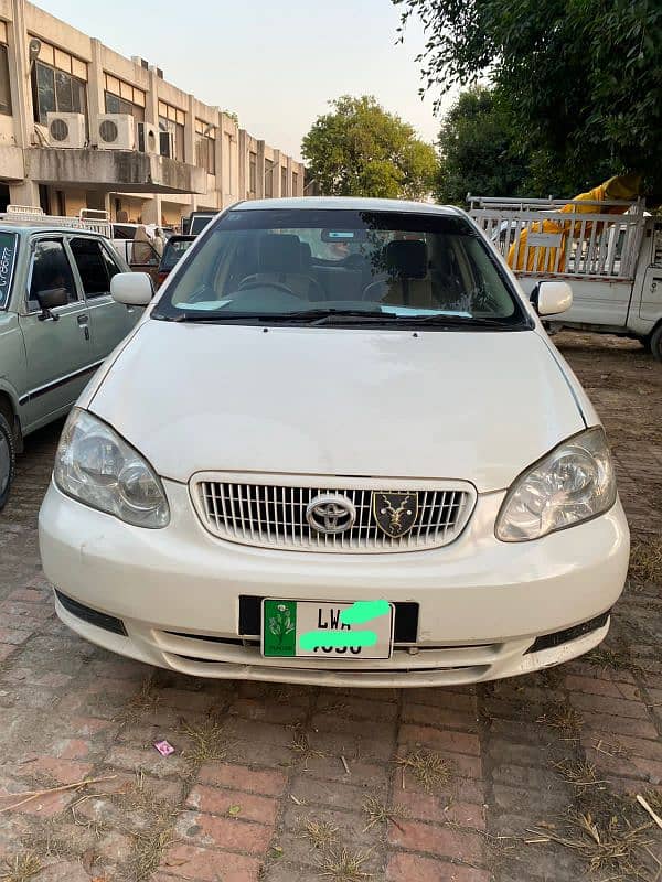 Toyota Corolla XLI 2005/2006 Lahore number 03225322487 1