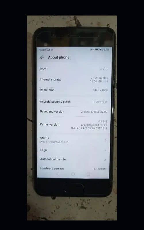 huawei P10 4/32 pta aprvd urgent sale infinix/samsung/oppo/realme/vivo 0