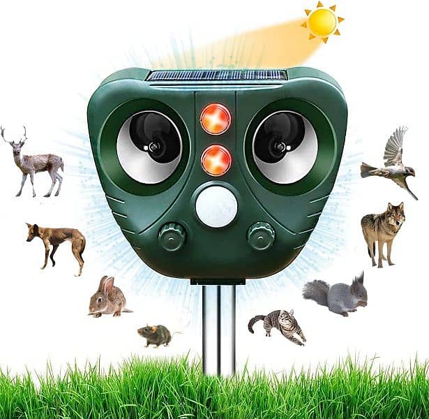 Amazon Branded Solar birds Ultrasonic Animal Repeller Pest control 0