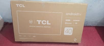 tcl 40 androidled  gogle tv just new not use full warnty voice remote