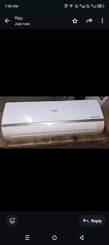 1 year used Haier warnty Wala Ac for sale 03201250312 0