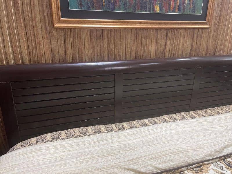 double bed pure ( sheesham wood ) 3