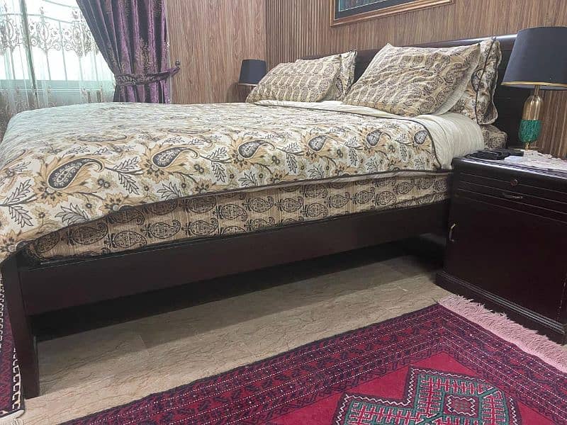 double bed pure ( sheesham wood ) 4