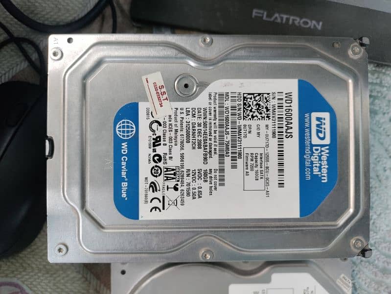 Branded HARDDISK 80, 160, 250 , 500gb good working win 10 installed, 0