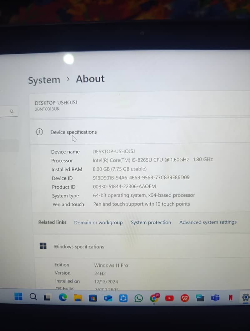 Lenovo L390 yoga touch screen 6