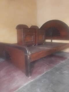 5.5and6.5length bed with two side tables