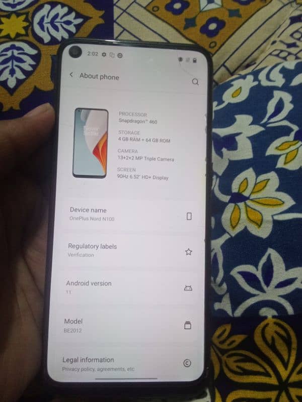 one plus Nord 100 condition 10/8 ha or finger bi sai cahlta ha 4