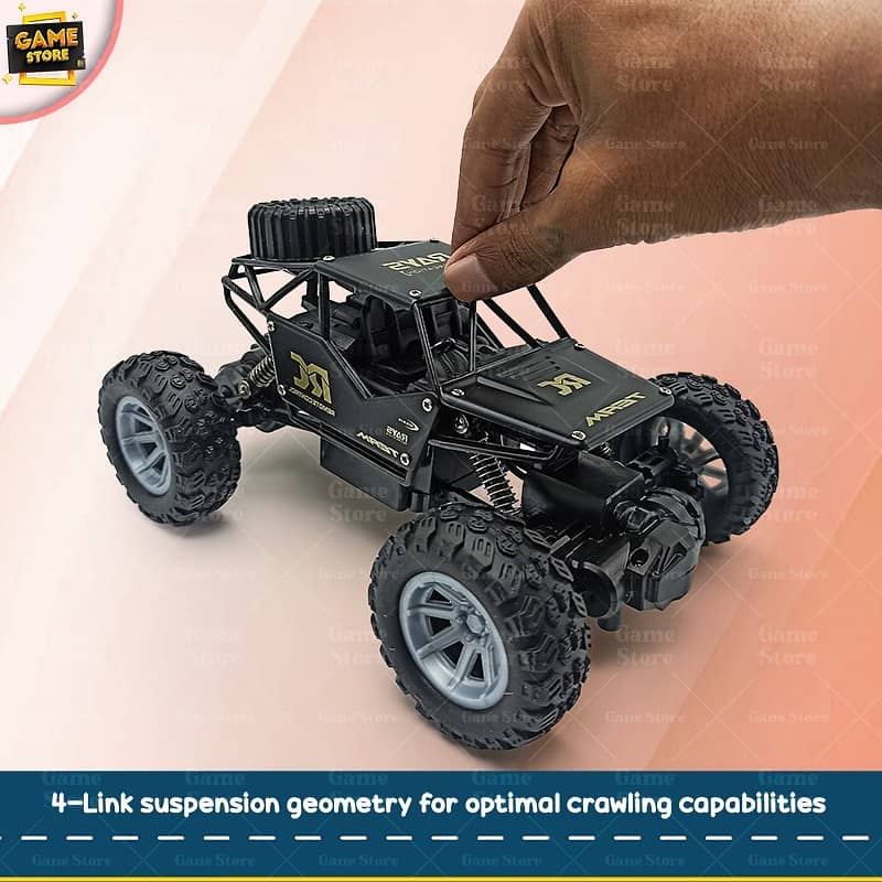 Remote Control (RC) Rock Crawler Truck Metal Rechargeable car 11