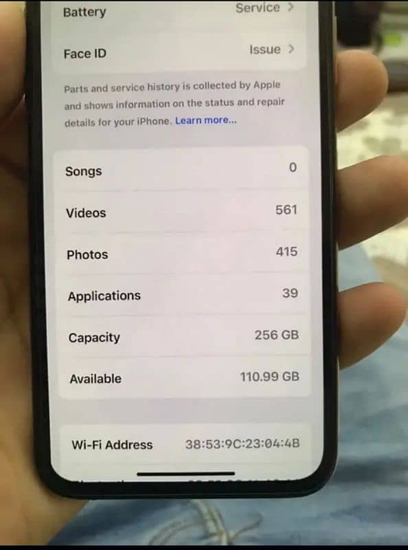 iphone xs non pta 256 GB sim working onic e sim 5