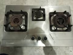 Automatic Gas Hob with Three Burners