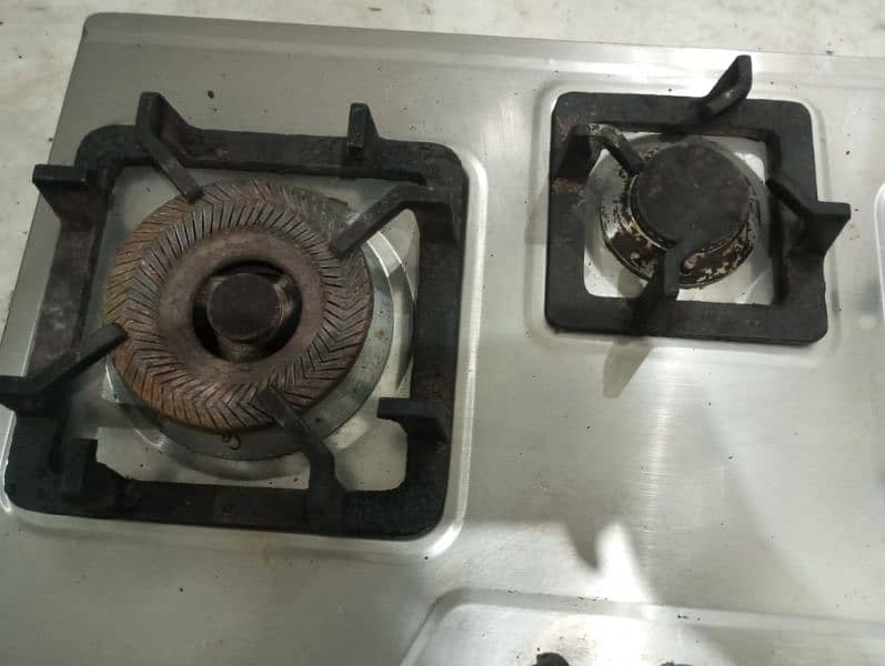 Automatic Gas Hob with Three Burners 3