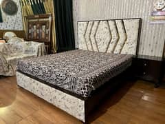 Double bed set 2,side table and dressing without mattress