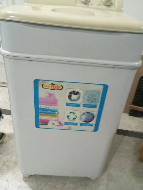 Super Asia Washing machine SA-240 Single tub 4