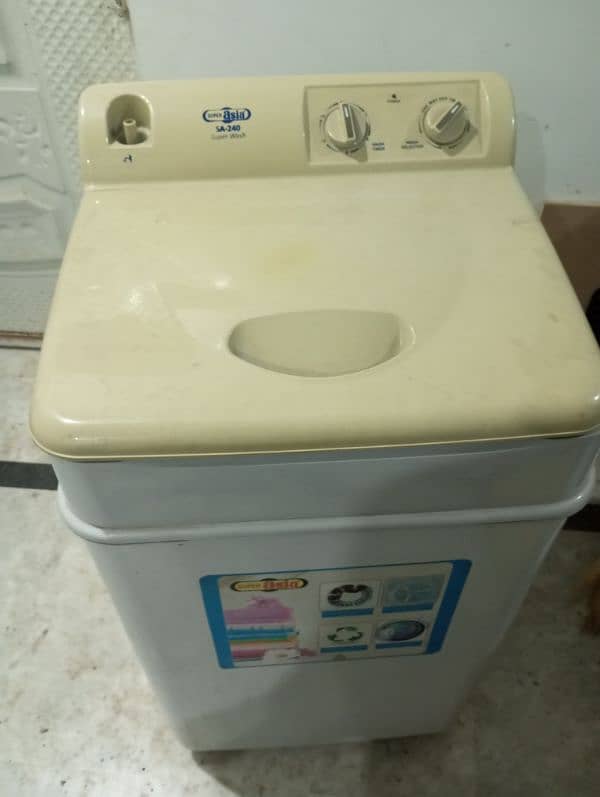 Super Asia Washing machine SA-240 Single tub 8