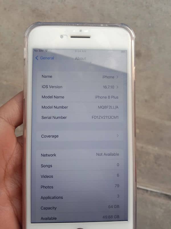 apple iphone 8 plus 64 gb factory unlock anytime sim warting 1