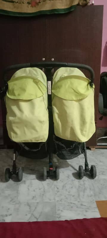 Imported baby pram for twins 2