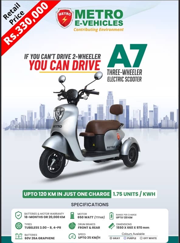 Beautiful stunning Designed #Scooter #EV #Karachi Yadea AIMA EVEE 7