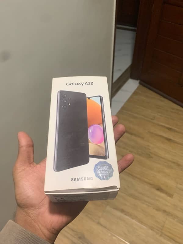 samsung a32 6/128 PTA approved with box 6