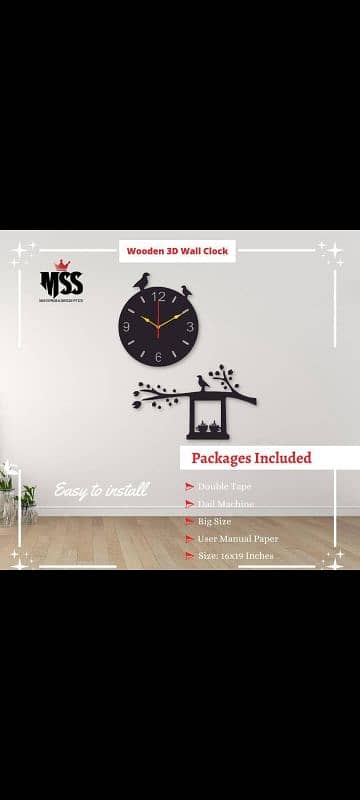 Wall clock / Wooden wall clocks/ wall clocks design 10