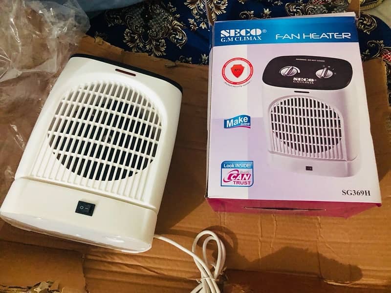 Mini Electric Fan Heater box pack 2000 Watts 2