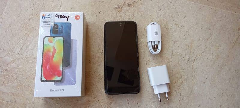 Redmi 12C 4GB and 128GB with box 0