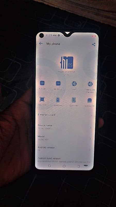 Tecno spark 6 4/64 2