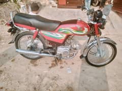 Honda CD 70 2023 modal Hai one hand use 03000046234