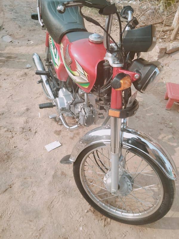 Honda CD 70 2023 modal Hai one hand use 03000046234 2