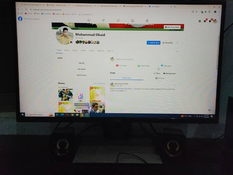 dell borderless monitor se2717h selling in cheap price with box 0