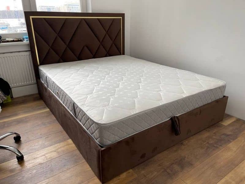 dubal bed wooden beds Turkish design on factory rets 2